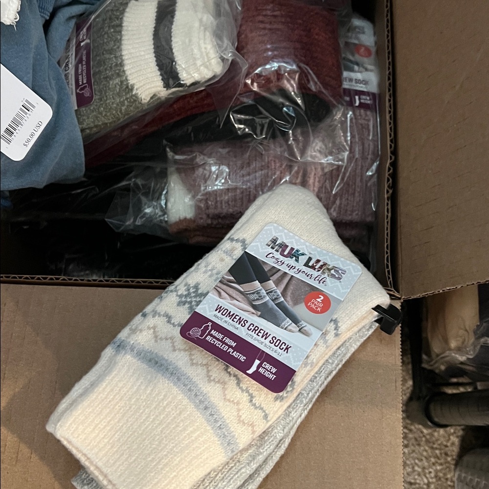 Muk Luk Sock Bundles, 5 (2packs) NWT - Picture 3 of 5